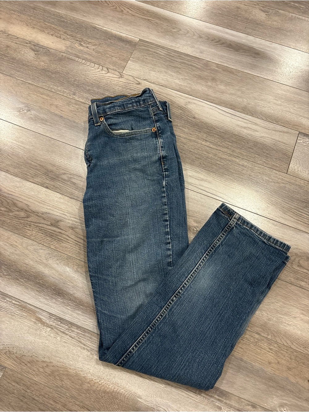 Levi's Men's Dark Blue Straight Jeans